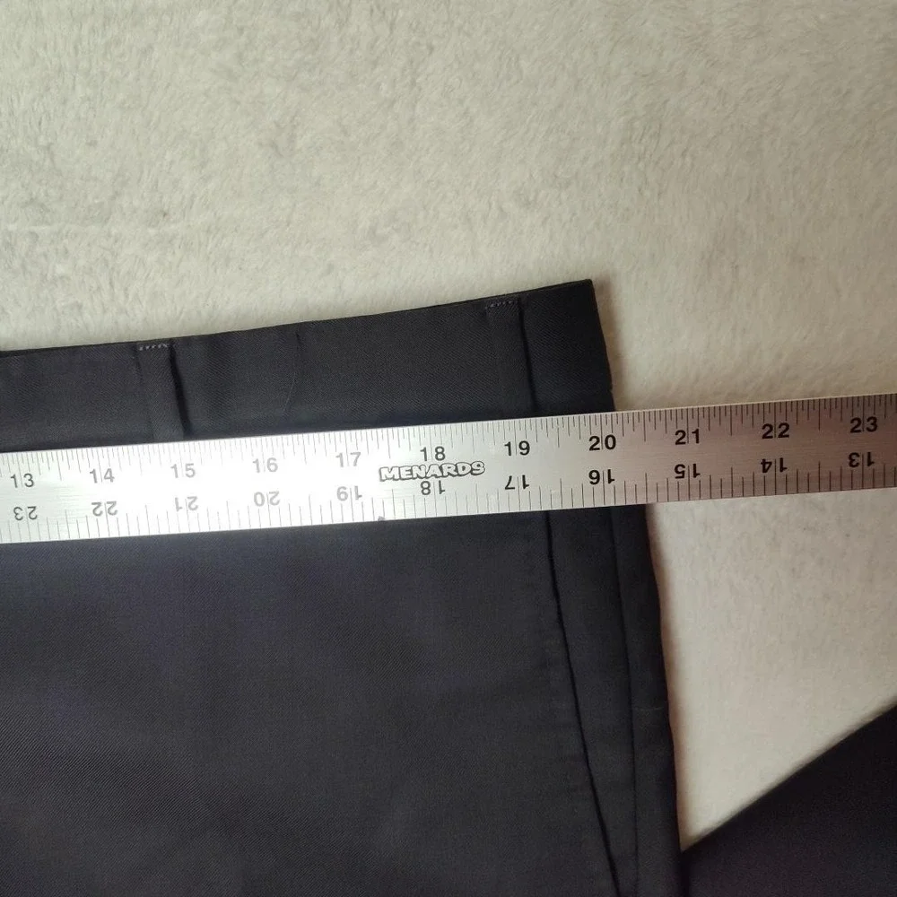 Zanella Pants Mens 40x32 Gray Slim Wool Tweed Devon Dress Slacks Italy Suit Work